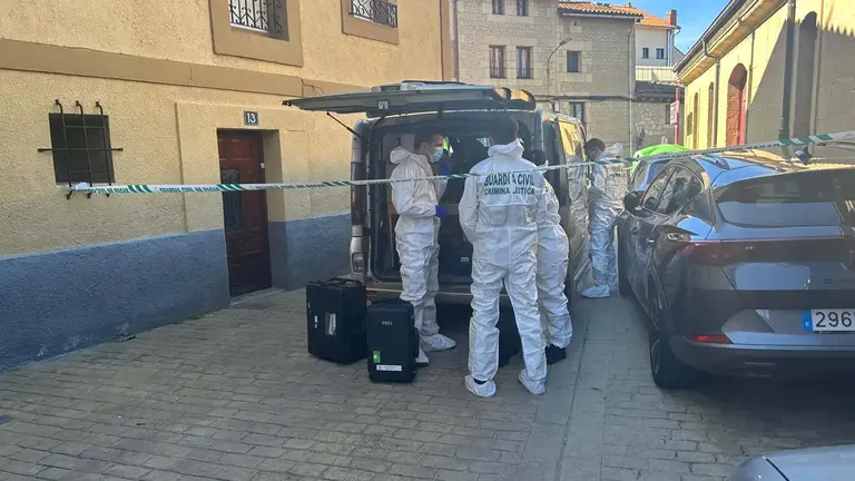 La Guardia Civil investiga la muerte violenta del propietario de Bodega Guillermo en Cuzcurrita de Río Tirón. GUARDIA CIVIL DE LA RIOJA