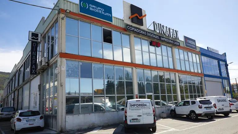 Dinafax, en el polígono Industrial Berriainz Calle B Nave 52, en Berriozar. IÑIGO ALZUGARAY