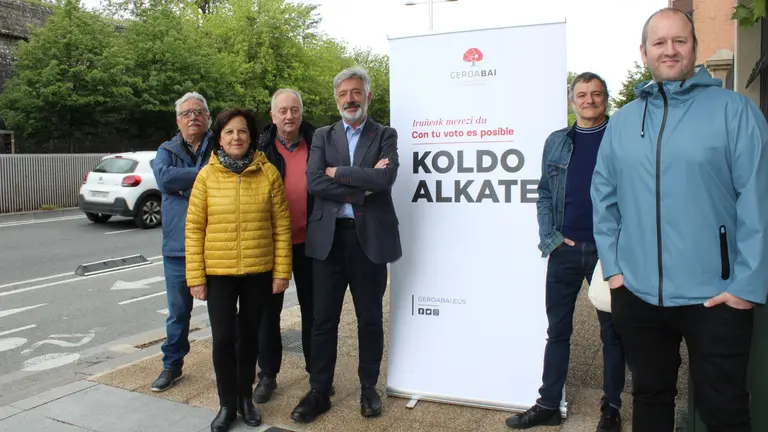 Koldo Martínez, candidato de Geroa Bai a la alcaldía de Pamplona, propone autobuses gratuitos. CEDIDA