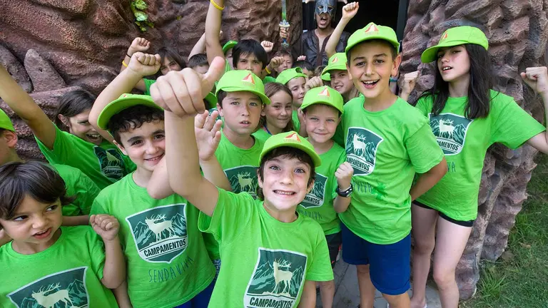 Imagen de archivo de un campamento de Sendaviva. CEDIDA