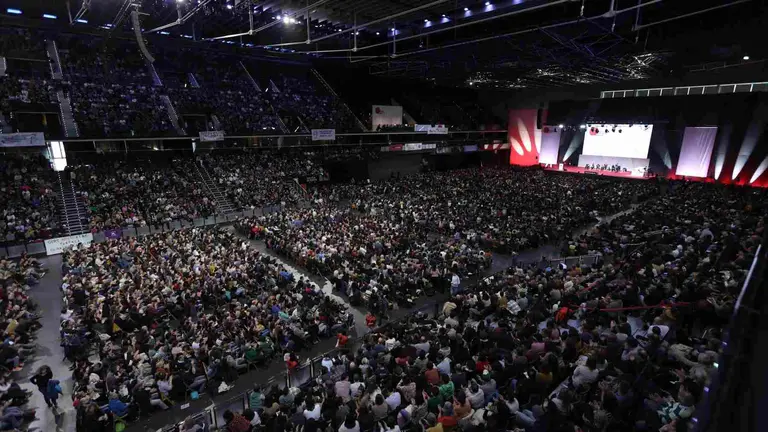 El Navarra Arena, lleno a rebosar, durante un evento reciente. NICDO