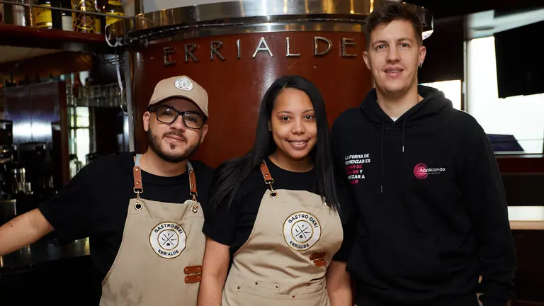 Hamburguesería Gastro Okei Errialde en la calle Ricardo Bel 8 de Villava. IÑIGO ALZUGARAY