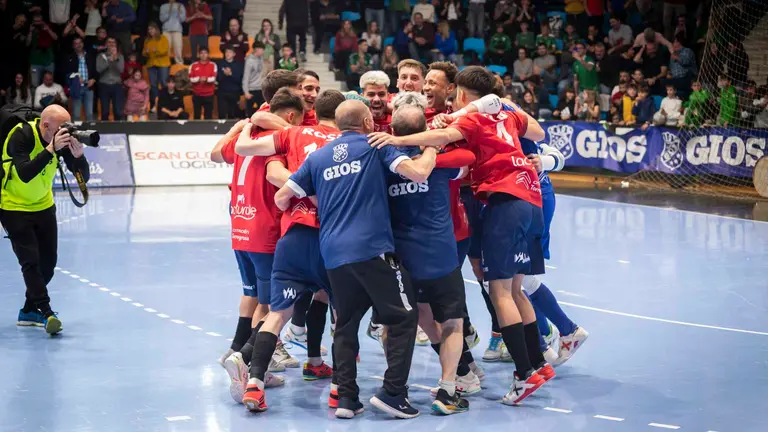 Partido de fútbol sala celebrado en el pabellón Anaitasuna entre Osasuna Xota y Real Betis Futsal. JASMINA AHMETSPAHIC