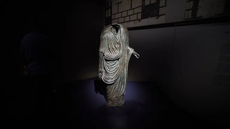 El Museo de Navarra inaugura la exposición del Togado de Pompelo. GOBIERNO DE NAVARRA