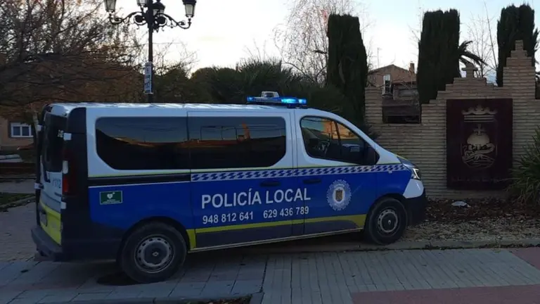 Imagen de archivo de un coche de la Policía Local de Cintruénigo. POLICÍA LOCAL DE CINTRUÉNIGO