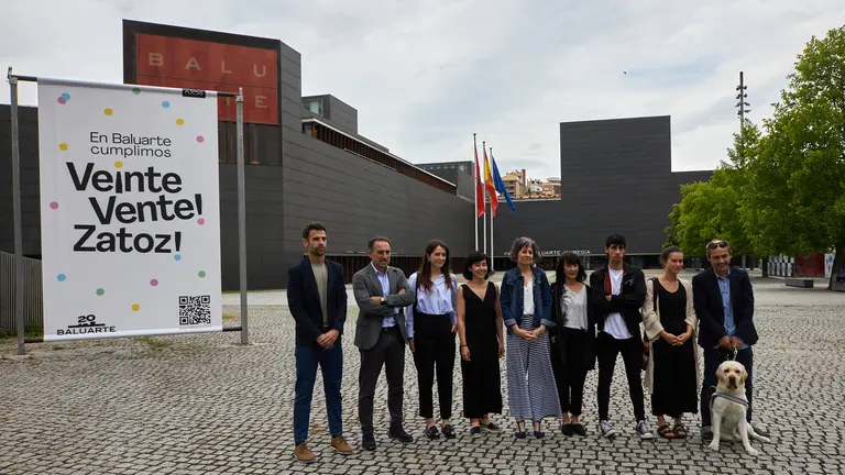 Presentación de las actividades programadas en 2023 para conmemorar el vigésimo aniversario de la apertura del Baluarte. IÑIGO ALZUGARAY