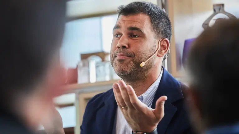 Presentación de candidatos del PPN al Congreso y al Senado. Intervienen el presidente del PPN, Javier García, el cabeza de lista al Congreso, Sergio Sayas, y la número uno al Senado, Amelia Salanueva. IÑIGO ALZUGARAY