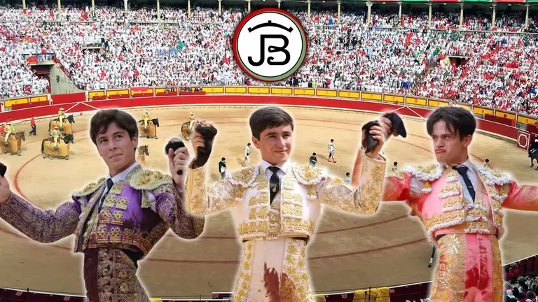 Miércoles 5 de julio de 2023. Novillada de la ganadería de Pincha para Chistian Parejo, Marcos Linares y Cristiano Torres. NAVARRA.COM