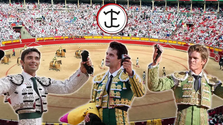 Sábado 8 de julio.  Feria del Toro de San Fermín 2023. Toros de Don José Escolar para Fernando Robleño, Juan del Álamo y Borja Jiménez. NAVARRA.COM