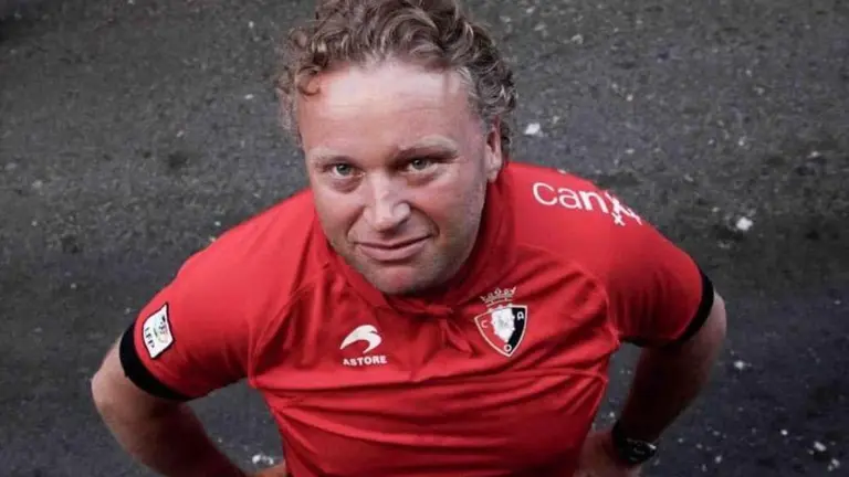 Martin Sundberg en una imagen antes del encierro. Deirdre Carney.