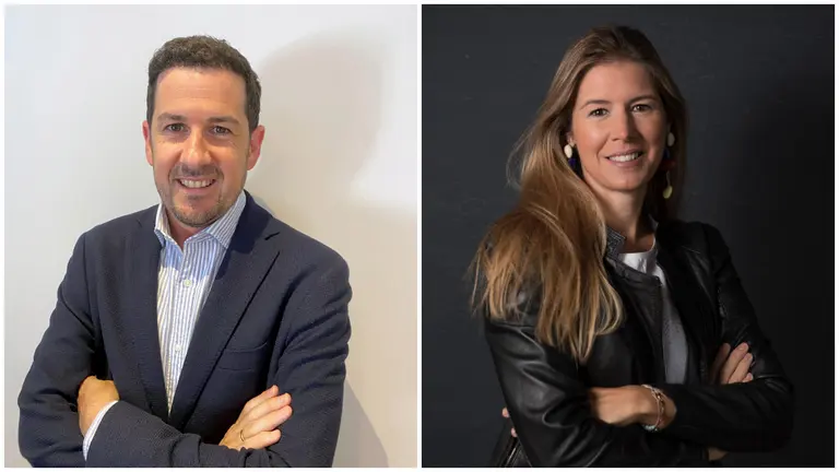 Javier Roncalés y Paula Díaz Echalecu, nombrados nuevo director del área de la Alcaldía y jefa de protocolo. AYUNTAMIENTO DE PAMPLONA