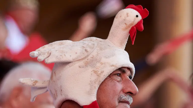 Sexta corrida de Toros de San Fermín 2023 con la ganadería Jandilla y los toreros Antonio Ferrera, 'El Juli' y Cayetano. IRANZU LARRASOAÑA