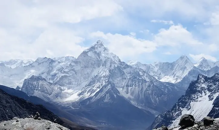 Paisaje de montañas nevadas. CEDIDA