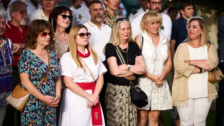 Homenaje en memoria a Francisco Casanova, organizado por Vecinos de Paz, cuando se cumplen 23 años de su asesinato por ETA. PABLO LASAOSA
