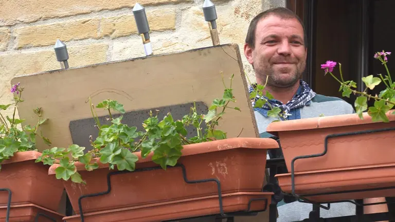 Lakuntza suspende sus fiestas por la muerte del concejal José Manuel Azpiroz, de 44 años, conocido como "Kaiser". AYUNTAMIENTO DE LAKUNTZA