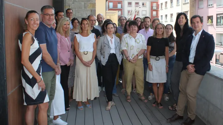 Reunión de Amedna con empresas navarras sobre el sello Reconcilia de la asociación Amedna.