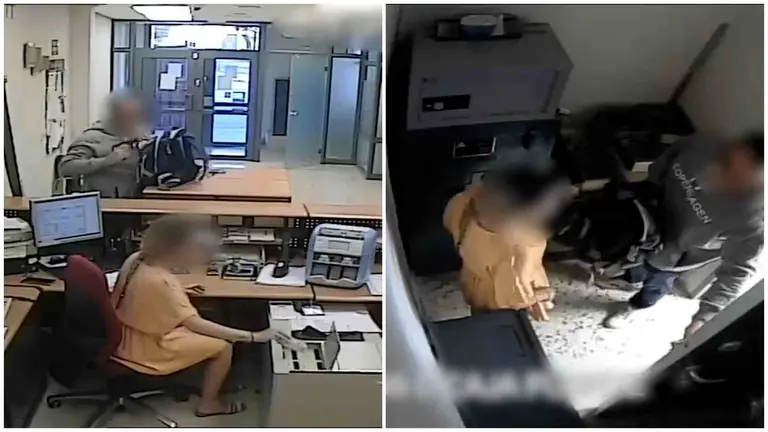 El detenido se llevó 67.000 euros a punta de pistola de una sucursal bancaria. GUARDIA CIVIL