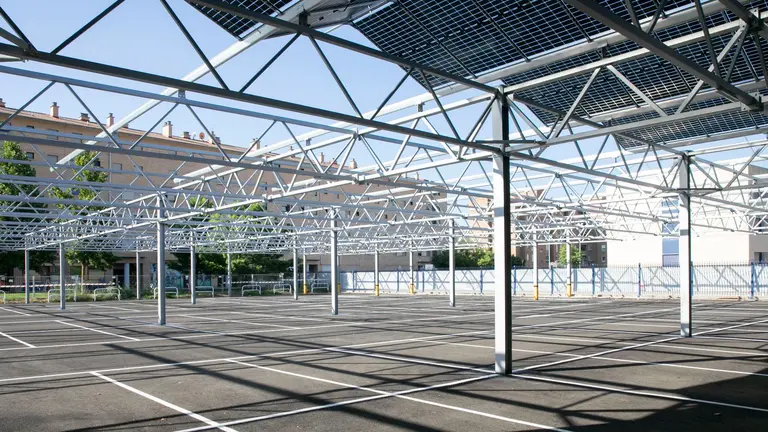 Imagen de archivo del aparcamiento disuasorio del CEPEIP. AYUNTAMIENTO DE PAMPLONA