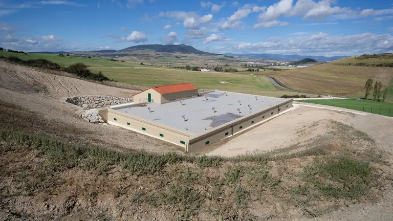 Imagen del deposito de Ezperun. CEDIDA