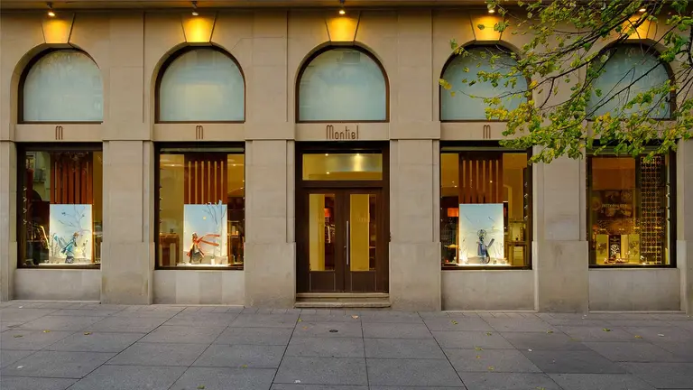 Escaparate de la joyería Montiel en Pamplona. CEDIDA