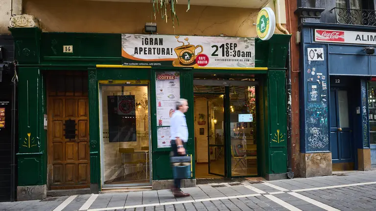 Café Cortau, nueva cafetería en la calle Mercaderes 14. PABLO LASAOSA