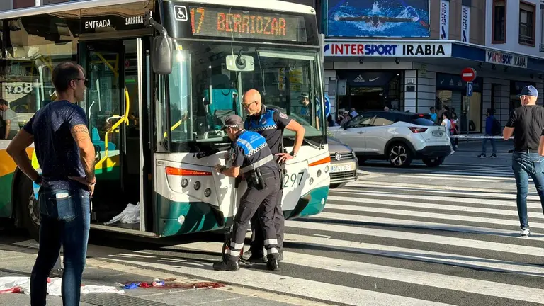 Atropellada una mujer en Pamplona en la calle Conde Oliveto con calle Tudela. NAVARRA.COM