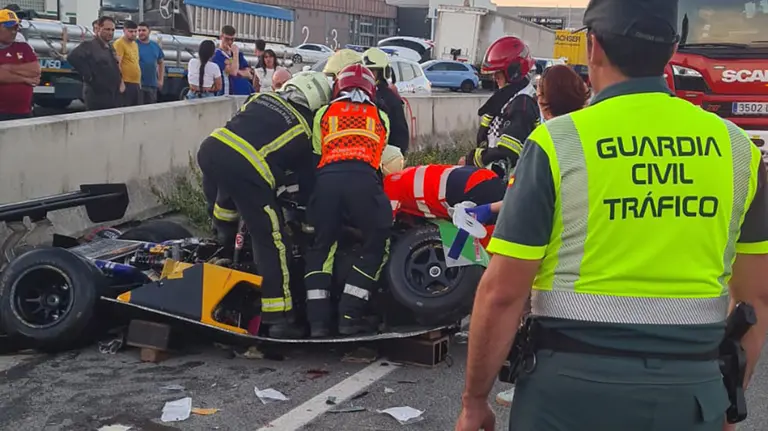 Accidente de tráfico en Beriáin. GUARDIA CIVIL