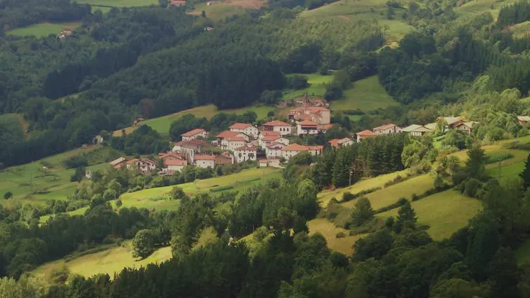 Municipio navarro de Ezcurra. EUSKALDUNA