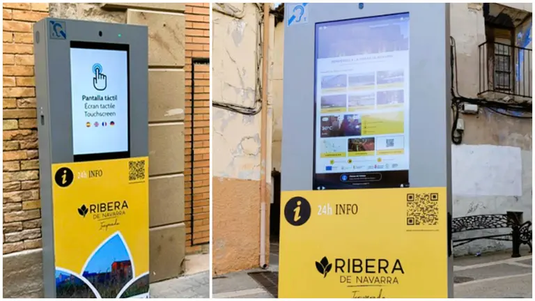 Nuevos paneles interactivos turísticos implementados en municipios de la Ribera Navarra. CONSORCIO EDER