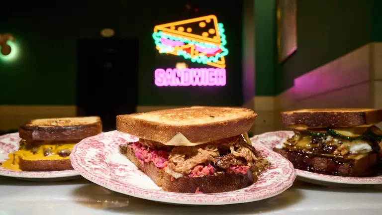 Montagu Sandwich, en la calle Estafeta 82 de Pamplona. PABLO LASAOSA