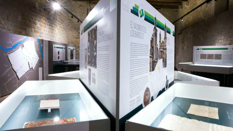 Una imagen de la exposición sobre el Privilegio de la Unión que arrasa en Pamplona. AYUNTAMIENTO DE PAMPLONA