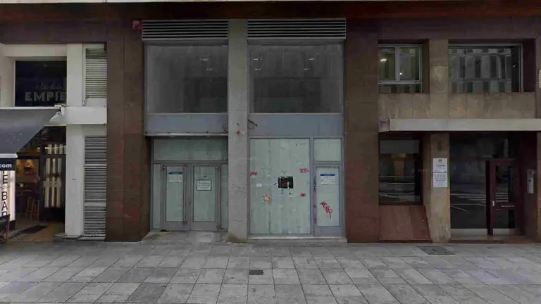 Local que sale a subasta pública en pleno centro de Pamplona. GOOGLEMAPS