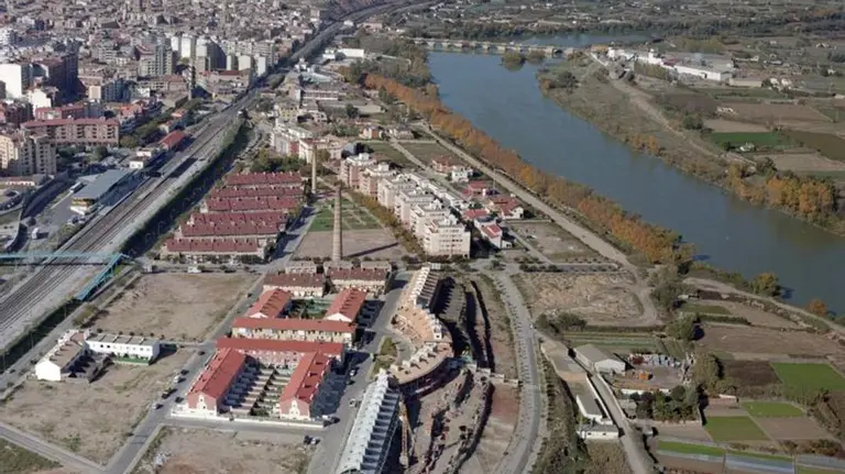 Zona de la azucarera en Tudela. GOBIERNO DE NAVARRA