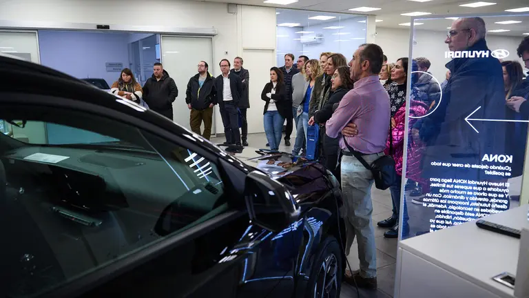 Presentación del nuevo Hyundai Kona en el concesionario Automóviles Zaray en la Avenida Zaragoza nº 84. PABLO LASAOSA