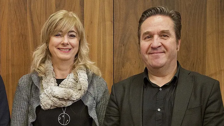 Ana Ollo y Pello Pellejero en una imagen de archivo.