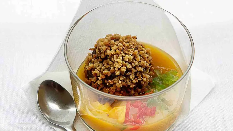 Desafiante, el pincho que se ha impuesto en la XXI Semana del
Pincho de la Chantrea. CEDIDA