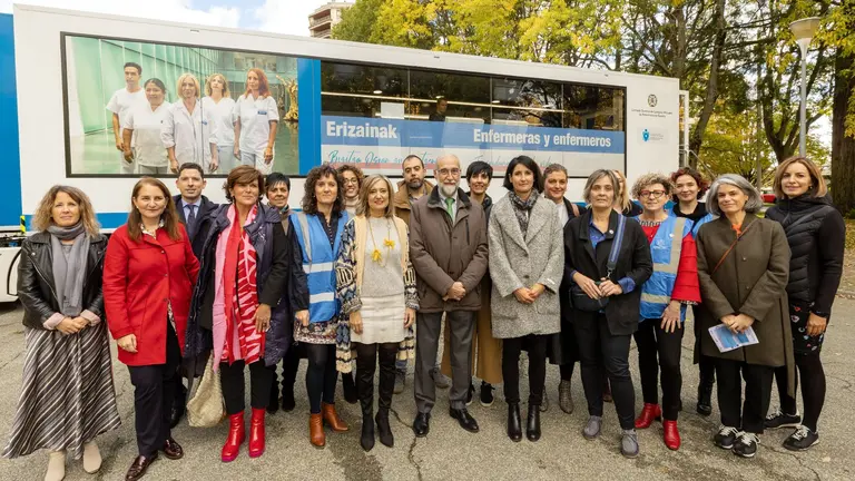 Presentación tráiler enfermero en Navarra. CEDIDA