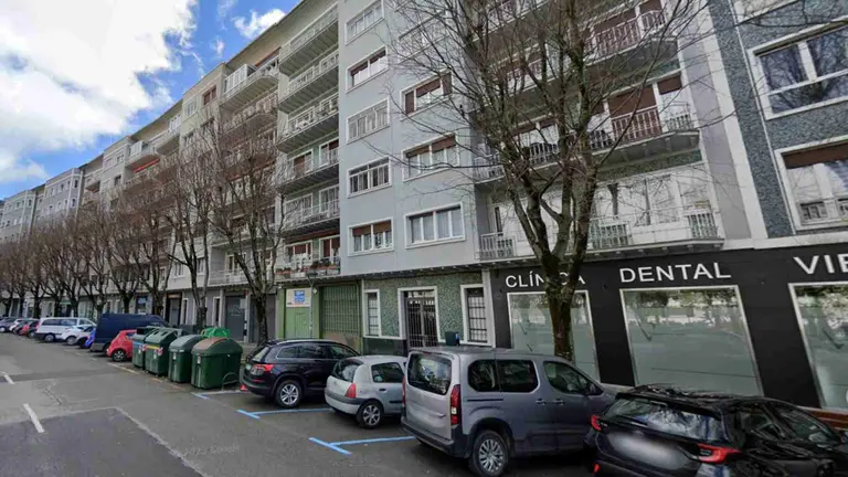 Tramo de la calle Sancho el Fuerte de Pamplona GOOGLEMAPS