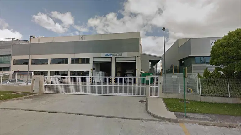 Imagen de las instalaciones de Knauf en Navarra. GOOGLE MAPS