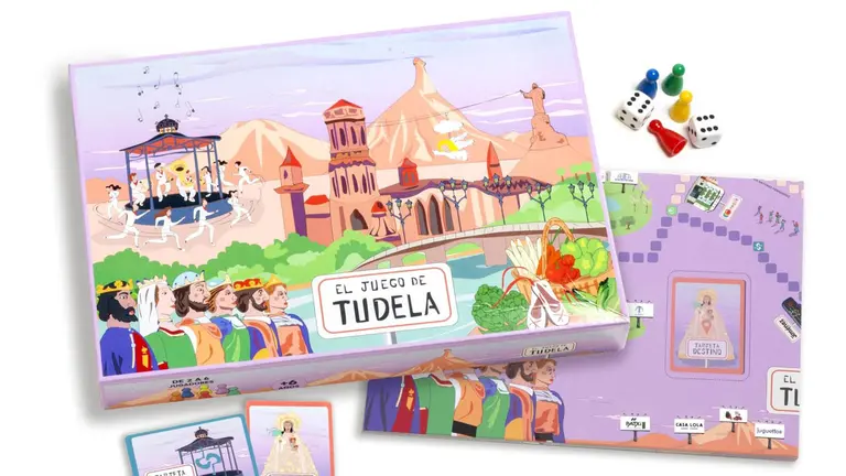 Tudela lanza un pasatiempo de mesa con el objetivo impulsar el comercio de la ciudad. AYUNTAMIENTO DE TUDELA