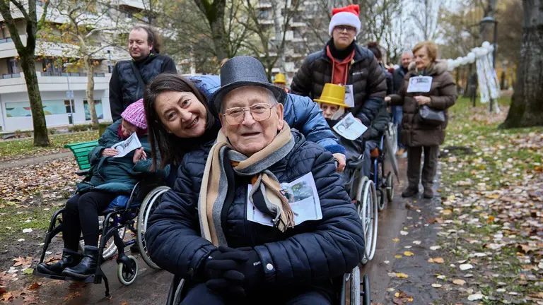 III Edición de la San Silvestre de Solera Asistencial en la Vuelta del Castillo de Pamplona. IÑIGO ALZUGARAY