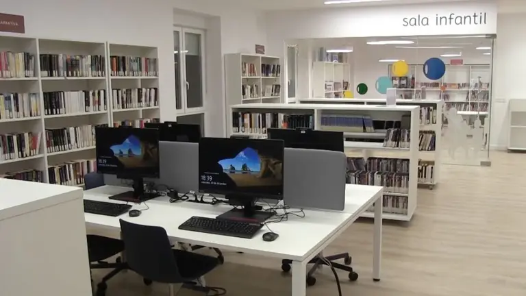 Imágenes del nuevo centro cultural de Fustiñana. CEDIDA