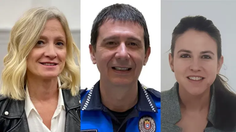 La nueva responsable de protocolo, Leire Onieva, Antonio Sánchez López, y Sandra Parra, secretaria técnica de Alcaldía. CEDIDA