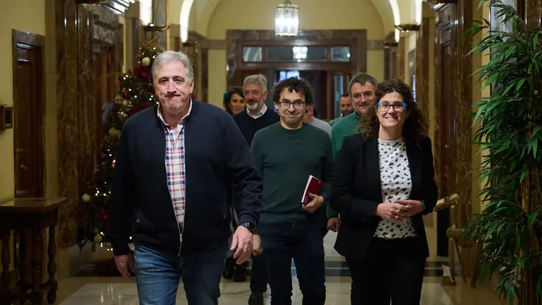 Primera reunión de la nueva Junta de Gobierno Local del Ayuntamiento de Pamplona. PABLO LASAOSA