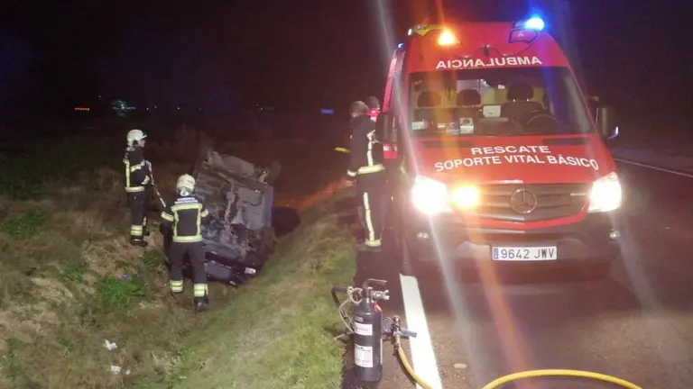 Imagen del suceso. BOMBEROS DE NAVARRA