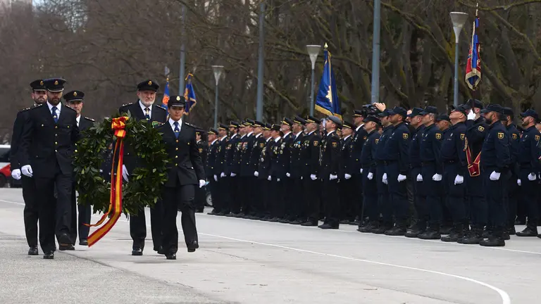Acto de celebración del 200 aniversario de la creación de la Policía Nacional. IÑIGO ALZUGARAY