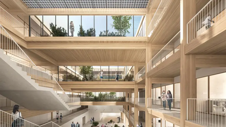 Nueva Facultad de Ciencias de la Salud Universidad Pública de Navarra, que abrirá sus puertas en septiembre de 2025 y que apuesta por tecnología BIM. CEDIDA