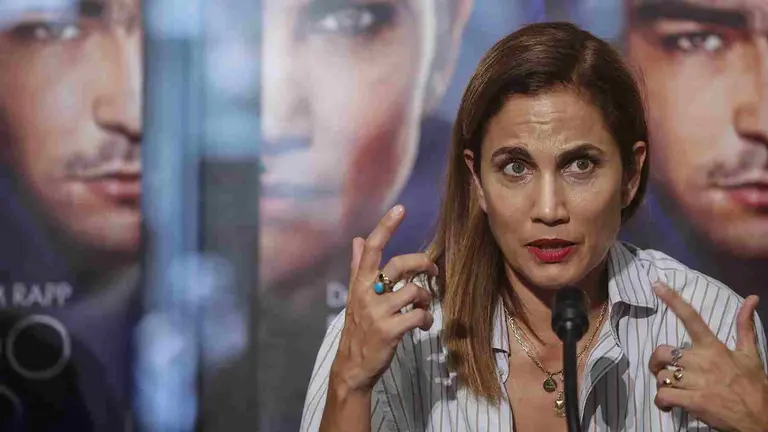 La actriz Toni Acosta durante la presentación de 'El sonido oculto' EUROPA PRESS