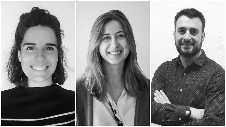 Uxua Domblás Ibáñez, Maialen Ariz Sarasketa y Aitor Navarro Aristorena, nuevos nombramientos del Ayuntamiento de Pamplona. AYUNTAMIENTO DE PAMPLONA