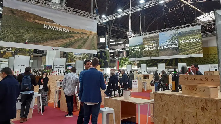 Stand de Navarra del pasado año en la 'Barcelona Wine Week'. REYNO GOURMET